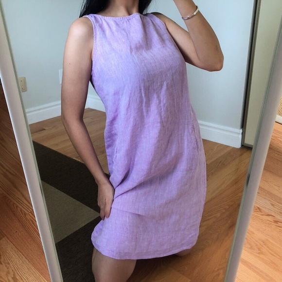 J. Jill | Pastel Lavender Pink Tank Top Dress - Picture 3 of 4